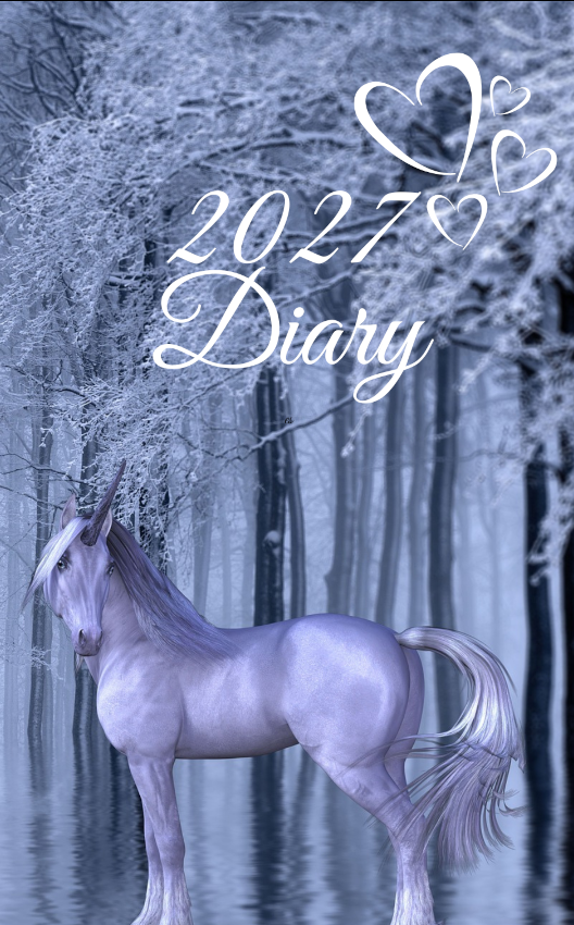 004-051 - Diary - Unicorn - 2027 (Small)